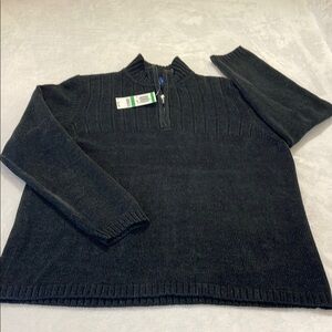 KAREN SCOTT SIZE LARGE Womens Charcoal Sweater